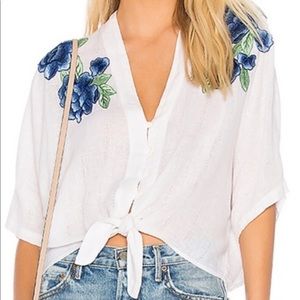 Rails XS white blouse